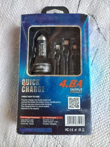 Car Mobile Charger, Color : Black