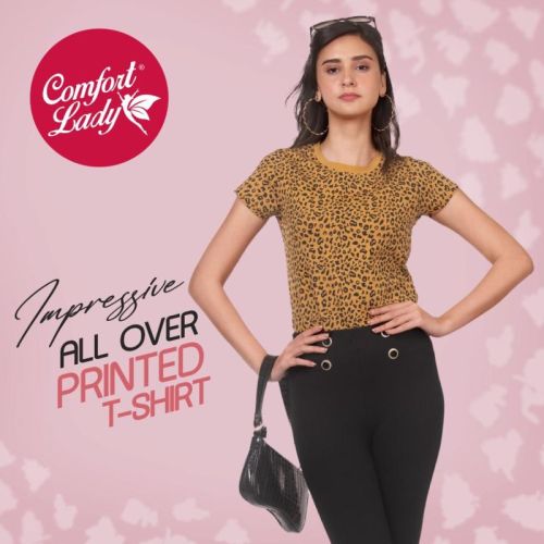 H/s - 105 Ladies Round Neck Slub T-shirt