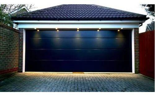 Paint Coated Steel Garage Door, Width : 8-10 Feet