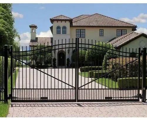 Aluminum Automatic Swing Gate, For College, Outside The House, Parking Area, School, Feature : Anti Zunk