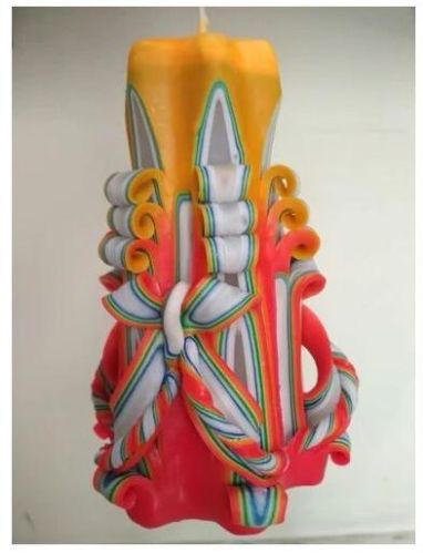 Multicolor Paraffin Wax Decorative Candles
