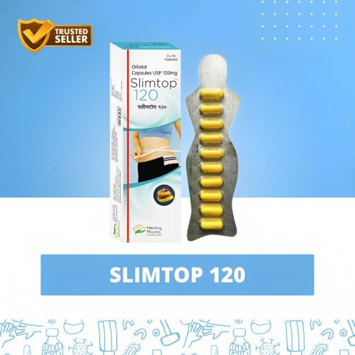 Slimtop 120mg Capsules, Packaging Type : Box