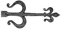 Polished Cast Iron Door Hinges, Color : Black