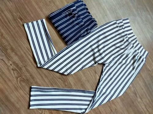 Stripes Ladies Plain Jegging, Occasion : Casual Wear