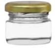 21 ML ROUND GLASS JAR, For Packing Jam, Pattern : Plain