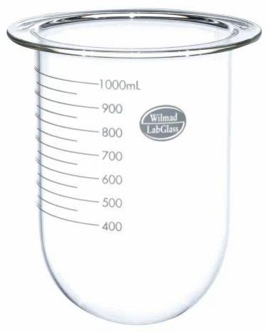 Transparent Round Dissolution Jar, For Laboratory