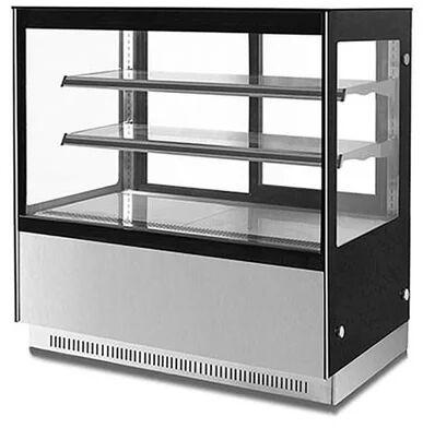 Metal Electric Cake Display Counter, For Bakery, Color : Silver