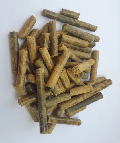 Square 14mm Biomass Wood Pellet, For Industrial, Color : Brown