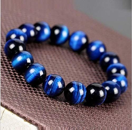 Blue Tiger Eye Bracelet, Size:8mm