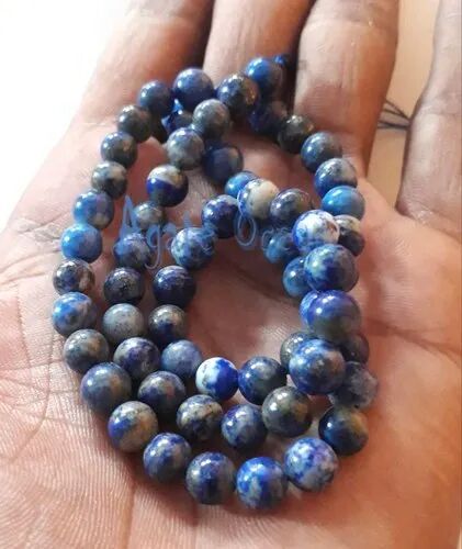 Gemstone Lapis Lazuli Round Beads, Size : 6 Mm