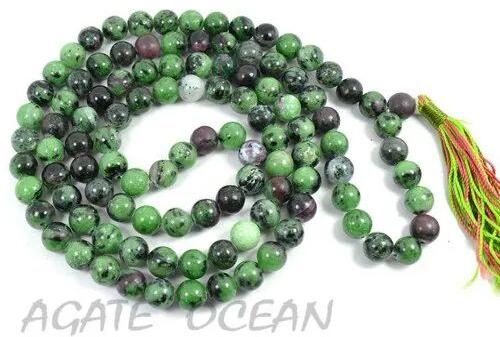 Ruby Zoisite Gemstone, Size : 6-8-10 Mm