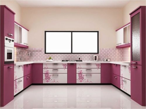 U Shaped Modular Kitchen