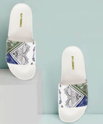 Printed Saterra EVA Flipflop Slipper, Size : UK