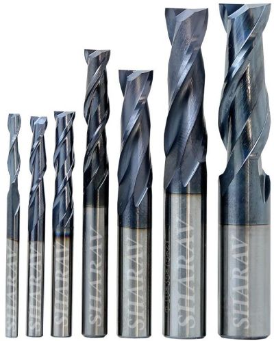 2 Flute Solid Carbide Spiral Endmill 2d Bit