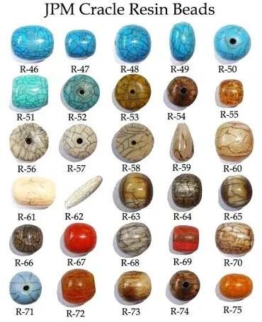 Round Resin Beads