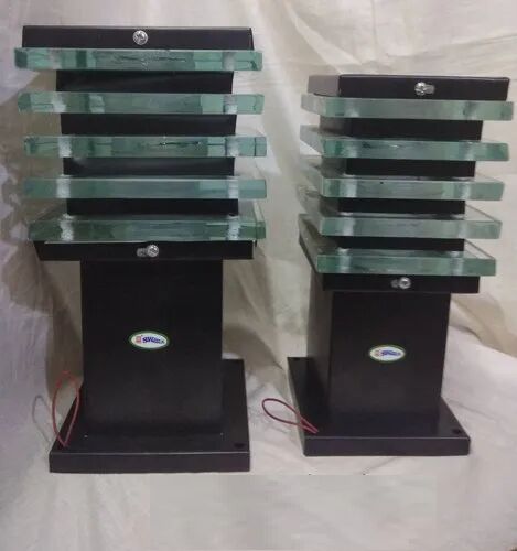 Square Stainless Steel LED Gate Light, For Outdoor, Power : 10 W