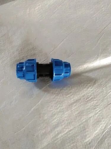 HDPE Pipe Coupler, Colour:Blue