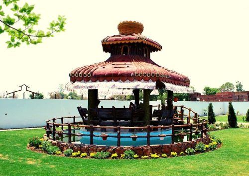 R.C.C Work. Hehagon Gazebo, For Garden, Home, Park, Feature : High Strength, Long Life, Rust Proof