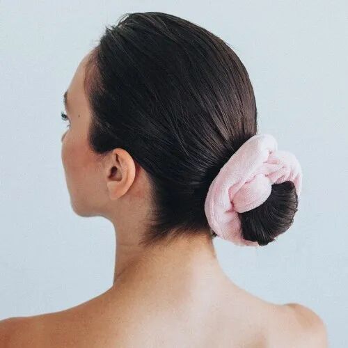 Pink Microfiber Headband, Size : 3 Inch