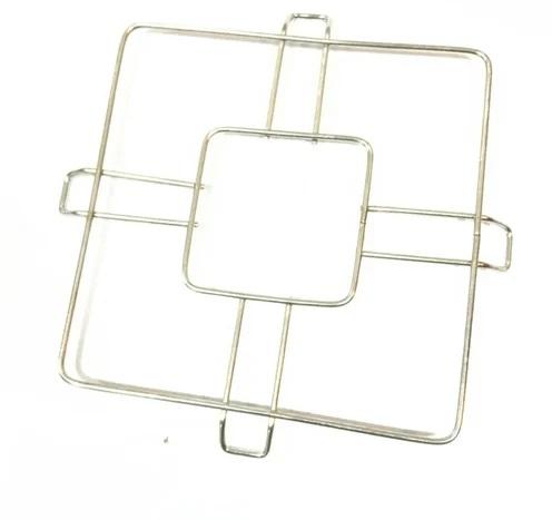 Silver 30 Gm Stainless Steel Square Trivet, Size : 4X4inch