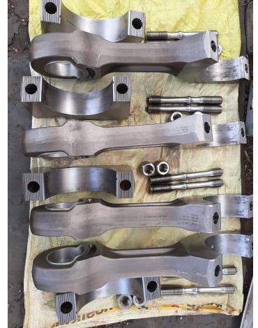 Silver Polished Mild Steel Connecting Rod, For Automobile Industries, Ankle Size : All Size