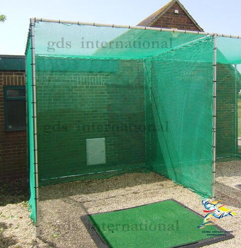 Steel Construction Golf Hitting Cage Frame, Color : Green