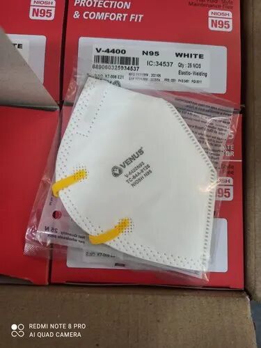 Venus N95 Mask, Exhalation Type : Without Valve