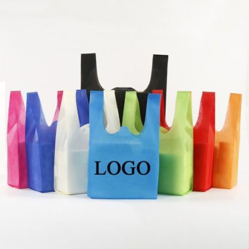 Multicolor Printed PP Woven W Cut Bag, Feature : Disposable, Designer Look