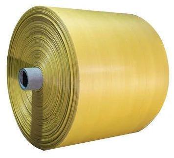 Yellow PP Woven Fabric Roll, Width : 35-36 Inch