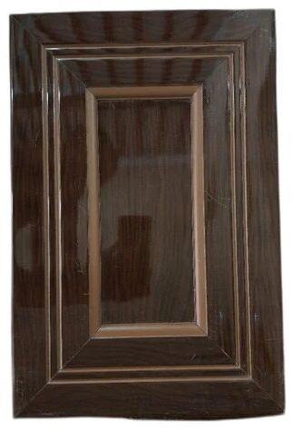 Decorative PVC Door, Color : Brown