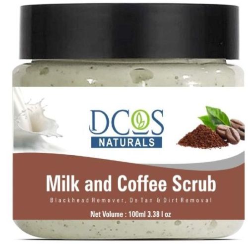 Dcos Natural 100 Gm Milk and Coffee Scrub