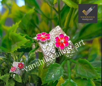 Round Silver Fancy Ring