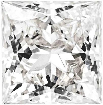 3.00 Carat Princess Cut Diamond, For Jewelry Use, Size : 7.70mm