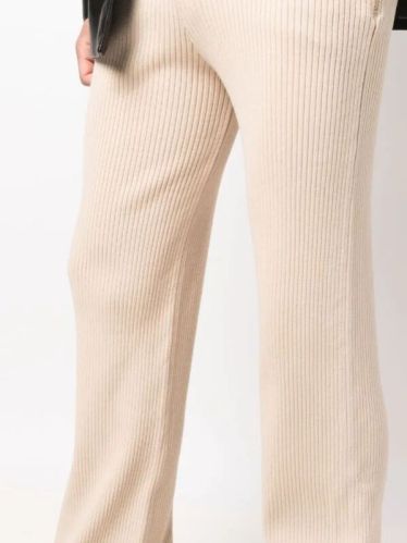 100% Cotton Plain Ladies Knitted Pant