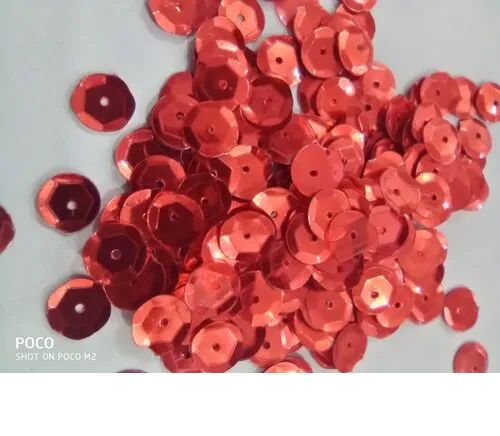 Round Plastic Sequins, Size : 2, 3, 4, 5, 6 . 8, 10