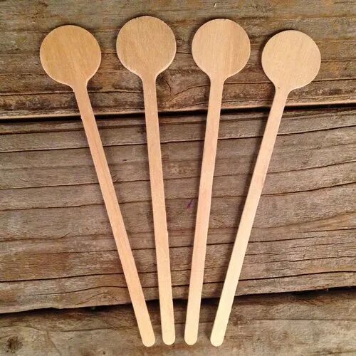 Wooden Cocktail Stirrer, Packaging Size : 100 Pcs.
