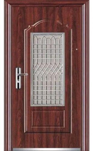 Wooden Safety Door, Shape : Rectangular