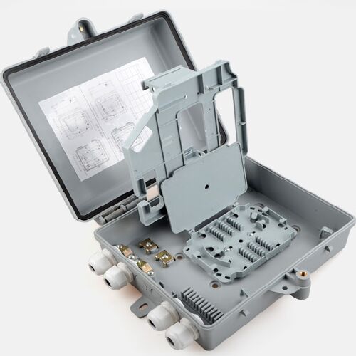 ABS FTTH Fiber Distribution Box, Color : Gray