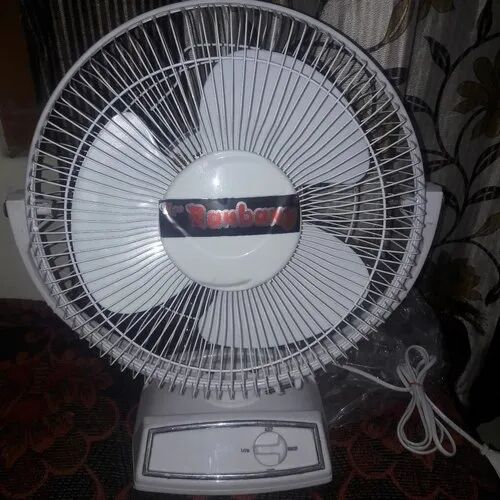 Electric Table Fan, Color : White