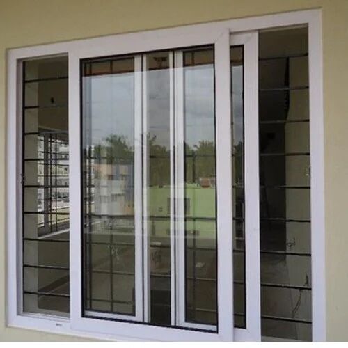 UPVC Sliding Windows, Frame Color : White