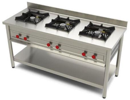 Three Burner Indian Gas Range