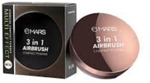 Mars 3 In 1 Oil Control Air Brush Compact Powder Compact