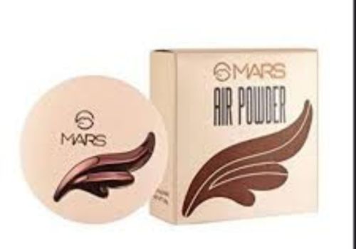 Round Mars Air Powder Compact, For Makeup, Packaging Type : Paper Box