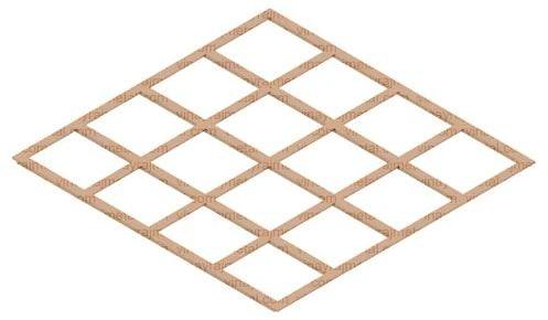 Brown Lattice Copper Plates, For Industrial, Shape : Square