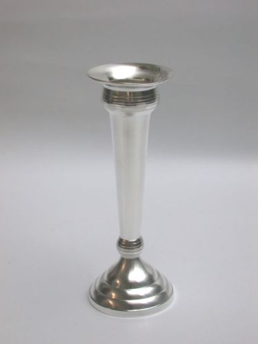 Polished Metal Silver Plated Bud Vase, For Home Decor, Hotel Decor, Restaurant Decor, Style : Antique