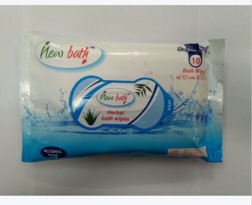 New Bath Herbal Bath Wipes, Size : 32cm * 32cm