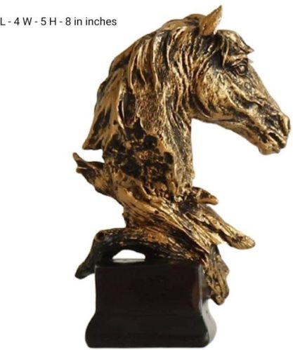 Silver Polished Resinic Resin Hourse, For Gifting, Decoration, Style : Finish Product