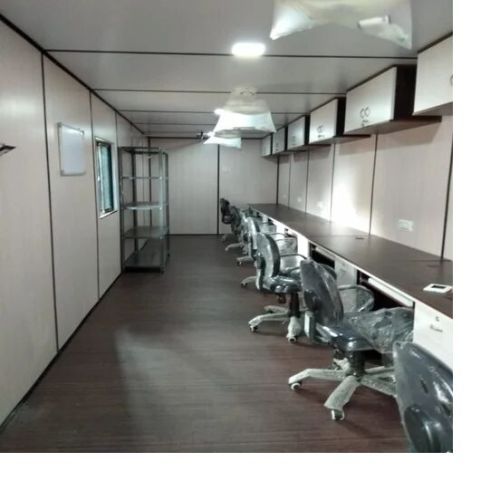 Rectangular Steel Portable Office Containers, Color : White, Green, Etc