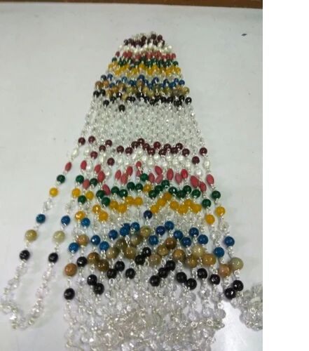 Navratan Beads Navaratna Mala, Shape : Round