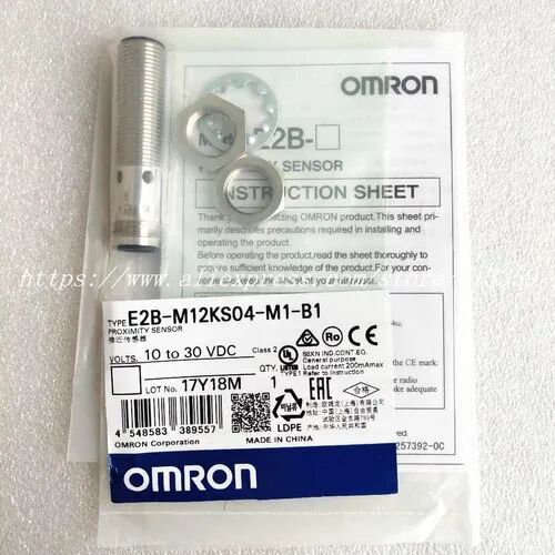 Nickel-Plated Brass Omron Proximity Sensor, Color : Silver